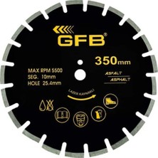 Gfb 450MM Asfalt Kesme Testere Lazer Kaynaklı (1 Adet)