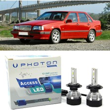 Photon Volvo 850 LED Xenon Uzun+Kısa Far Ampulü H4 Access Yeni Seri Beyaz
