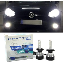 Photon Vw Golf 6 LED Xenon Kısa Far Ampulü H7 Access Yeni Seri Beyaz 2009-2012