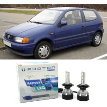 Photon Vw Polo Uzun+Kısa Far Ampulü H4 Access Yeni Seri Beyaz 1994-2001