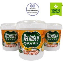 Velioğlu Şavak Organik Köy Tereyağı (Tuzlu) (1kg) x 3 Adet