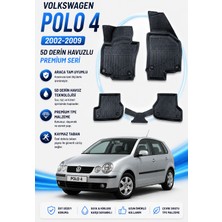 PINUKS Volkswagen Polo 4 2002+2009 Oto Paspas 5d Derin Havuzlu Araca Tam Uyumlu Premium Seri
