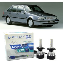 Photon Volvo 440 LED Xenon Uzun+Kısa Far Ampulü H4 Access Yeni Seri Beyaz