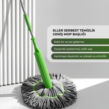 Premini Pratik Mikrofiber Paspas Ucu, Kendinden Sıkmalı, Çok Amaçlı Temizlik Araç