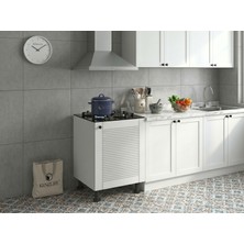 Kenz Life Kenzlife Membran Ocak Dolabı Kamuran Byzbyz Panjur 85*60*56 Mebran Kapak Mdf Gövde Arkalıksız