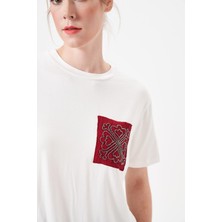 Pjs Kadın Bordo Şort Takımı 29145
