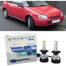 Photon Toyota Starlet LED Xenon Uzun+Kısa Far Ampulü H4 Access Yeni Seri Beyaz