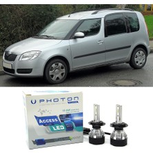 Photon Skoda Roomster Tek Gözlü Farlar Için H4 Access Yeni Seri Beyaz 2006-2015