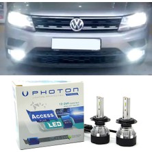 Photon Vw Tiguan LED Xenon Kısa Far Ampulü H7 Access Yeni Seri Beyaz 2016+