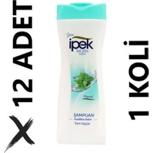 İpek Ipek Saf Ipek Özü Mentol Şampuan 12 x 480 ml