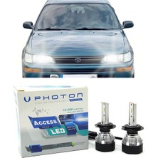 Photon Toyota Corolla Efsane Kasa LED Xenon Sis Farı Ampulü H4 Access Yeni Seri Beyaz 1992-1998