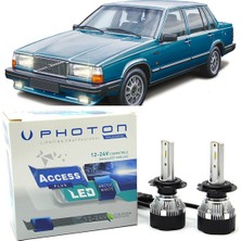 Photon Volvo 760 LED Xenon Uzun+Kısa Far Ampulü H4 Access Yeni Seri Beyaz