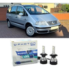 Photon Vw Sharan Tek Merçekli Far Için H4 Access Yeni Seri Beyaz 2001-2010