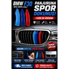 PINUKS Bmw F30 2012-2019 11 Çıta Normal Böbrek Panjur Şeridi Aksesuar Dünyası