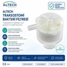 Altech Trakeostomi Filtresi (Bakteri ve Nem) 5 Adet
