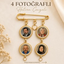 Kişiye Özel 4 Fotoğraflı Hatıra Çengeli - Anı Çengeli