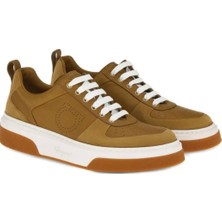Ferragamo Kahverengi Kalın Taban Erkek Sneaker