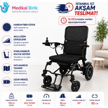 Tagesan P214 Karbon Fiber Akülü Tekerlekli Sandalye | Hafiflik, Güç ve Teknolojiyi Bir Araya Getiren Üst Segment Model