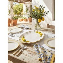 Arow Limon Desenli Oval Sunumluk-38/26 cm