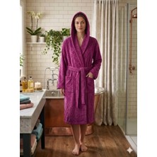 MySoft Home Kapüşonlu Bornoz  %100 Pamuk