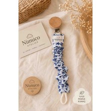 Drsn Ticaret Nunuco Atelier El Yapımı Emzik Askısı | %100 Pamuk Kumaş | Bpa Içermez Klips | Güvenli Emzik Tutucu