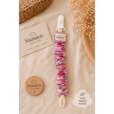 Drsn Ticaret Nunuco Atelier El Yapımı Emzik Askısı | %100 Pamuk Kumaş | Bpa Içermez Klips | Güvenli Emzik Tutucu