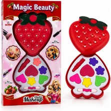 Magic Beauty Çilek Tasarımlı Oyuncak Makyaj Seti – Çocuk Güzellik ve Rol Yapma Oyuncağı 3+ Yaş