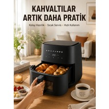 Cenk Xstore Air Fryer Mutfak Pişirme Cihazı Çok Programlı Dokunmatik