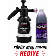 Wühler %95 Cilalı Mor Oto Şampuanı 750 Ml+ 🎁 Hediye Köpük Atan Basınçlı Pompa 2 Lt