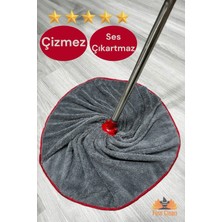Premini Gri Mega Boy Mikrofiber Paspas Mop Ucu, Sopasız, Yüksek Kalite, Uzun Ömür