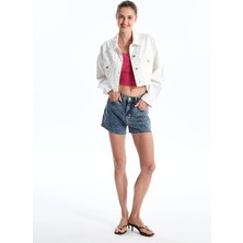 Lc Waikiki Yeni Sezon Standart Fit Kadın Jean Şort