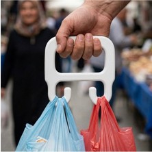 OYM 2 Adet Çok Amaçlı Market Pazar Poşet Taşıma Aparatı Poşet Tutucu Taşıma Kit 3D Baskı