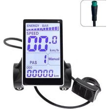 UMT E-Bike Ekran Hk-M5 48V Ekran 5 Pin Renkli Rks
