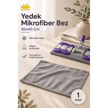 Premini Yedek Temizlik Bezi 40X40 Cm, Çok Yüzeyli Kullanım, Pratik ve Temizliğe Uygun