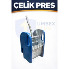 Premini Çift Kovalı Temizlik ve Paspas Arabası Yedek Çelik Presi