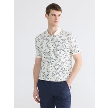 Lc Waikiki Yeni Sezon Polo Yaka Desenli Erkek Tişört