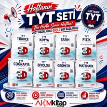 Akm Kitap 3D Yayınları Tyt Soru Bankası Seti 8 Kitap Set