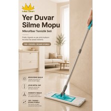 Premini Mikrofiber Temizlik Seti: Yer, Fayans ve Duvarlar Için Pratik Silme Aparatı