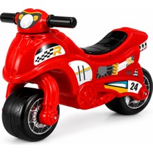 Ilk Motosikletim Binmeli Motor 24 Ay+ Ayakla Sürmeli Çocuk Motoru Denge Geliştirici Geniş Tekerlekli Oyuncak Motosiklet