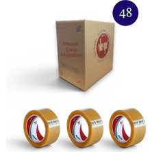 Maslak Çarşı Ambalaj - Koli Bandı  Bufalo Şeffaf 45MM x 100M Vege 48'li