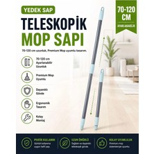 Premini Yüksek Kaliteli Teleskopik Mop Sapı, Uzun Ömürlü ve Kolay Kullanım