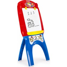 Dolu Jumbo Easel Katlanabilir Çocuk Yazı Tahtası ve Resim Sehpası 36 Ay+