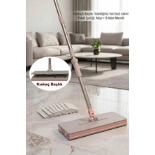 Premini Büyük Boy 32CM Kıskaçlı Mop, Islak Mendil ve Tüm Bezlerle Uyumlu