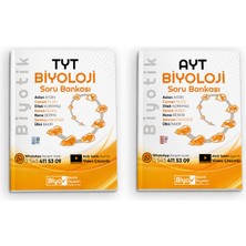 Biyotik Yayınları Tyt Biyoloji + Ayt Biyoloji Soru Bankası Seti | Üniversite Sınavına Hazırlık Kaynak Kitapları