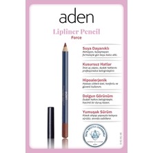 Aden Lipliner Pencil - Dudak Kalemi 38 Force(Gül Kurusu)