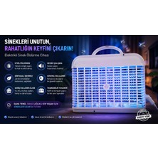 YEB Mavi LED Işıklı Elektrikli Sinek Öldürücü