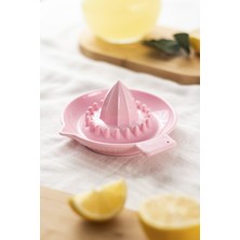 Bezos Akrilik Koyu Pembe Limon Sıkacağı Pratik Limon Sıkacağı