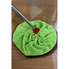 Premini Mikrofiber Havlu Paspas Mop Yedek Ucu, Dolgulu, Çizmez, Sopasız, 1 Adet