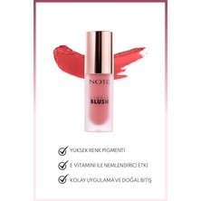 Bezos Cosmetics Liquid Blush Nemlendirici Etkili Likit Allık - 20 Coral