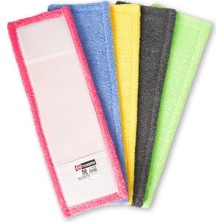 Premini 50 cm Mikrofiber Havlu Mop Yedek Seti, Tüm Aparatlara Uygun, 2'li Paket